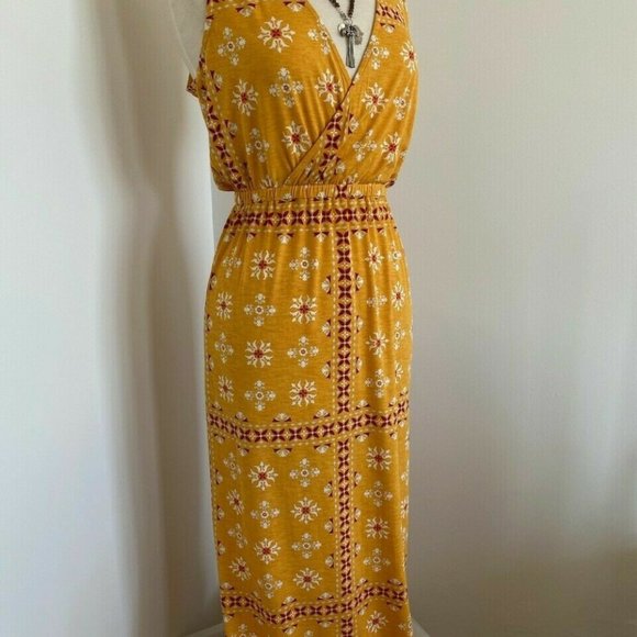 TIGERLILY Anja Yellow Stretch Reversible Maxi Dress - Picture 7 of 10